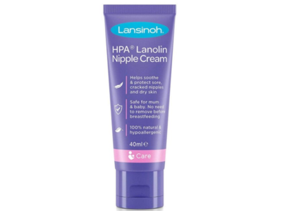 Lansinoh Nipple Cream, HPA Lanolin, 40 mL