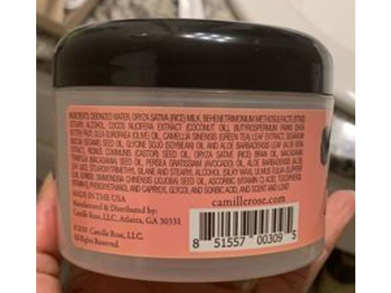 Camille Rose Curlaide Moisture Butter, Green Tea & Jojoba, 8 fl oz/240 mL