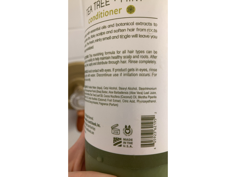 Nature Love Conditioner, Tea Tree + Mint, 25 fl oz/739 mL