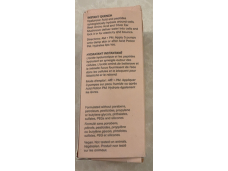 Moon Juice Beauty Hyaluronic Serum, Plumping Jelly, 1 fl oz/30 mL