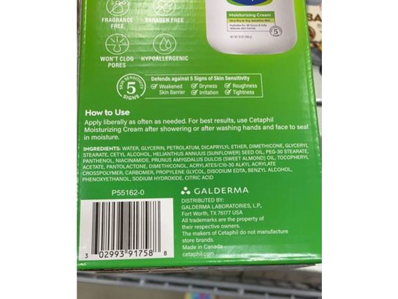 Cetaphil Moisturizing Cream, Fragrance-Free, 2 Pack