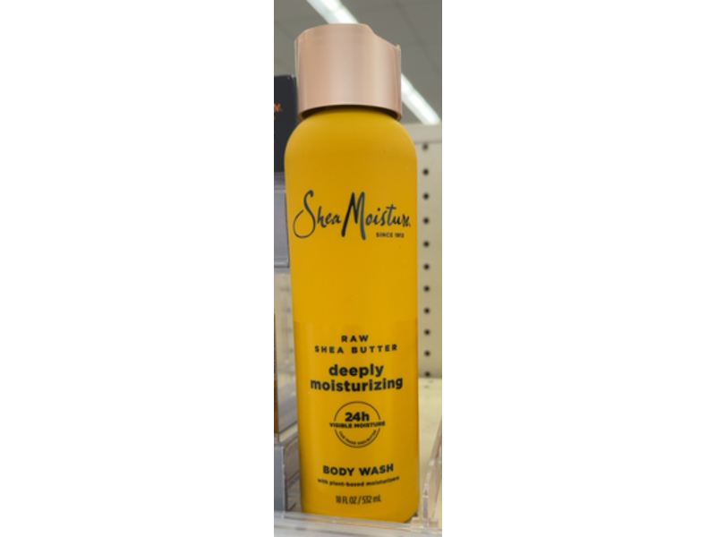 Shea Moisture Deeply Moisturizing Body Wash, Raw Shea Butter, 18 fl oz/532 mL