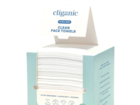 Cliganic Clean face Towels, Extra Large, Fragrance Free, 40 Count - thumbnail 1