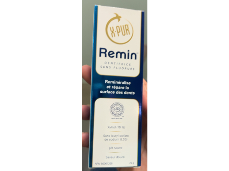 X-Pur Remin Toothpaste, Mint Flavoured, 70 g