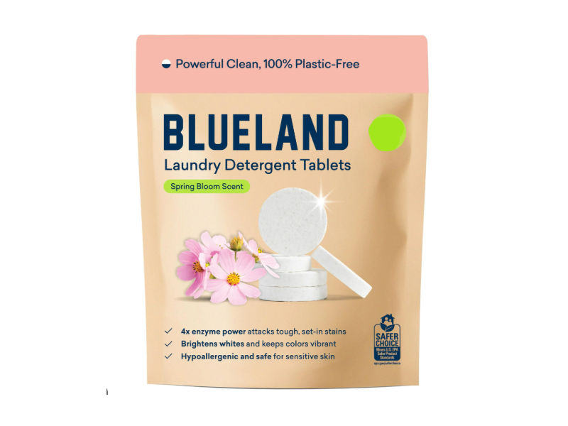 BlueLand Laundry Detergent Tablets, Spring Bloom Scent, 7.2 oz/205 g, 36 Count