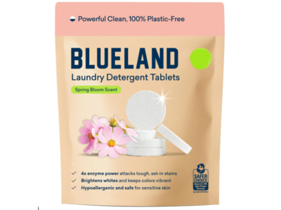 BlueLand Laundry Detergent Tablets, Spring Bloom Scent, 7.2 oz/205 g, 36 Count