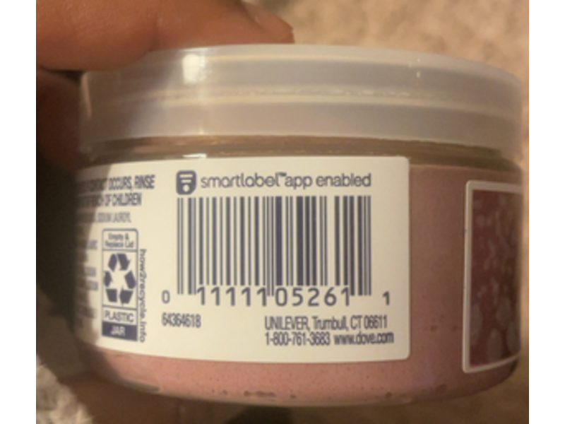 Dove Beauty Limited Edition Body Scrub, Frosted Cranberry , 3.5 oz