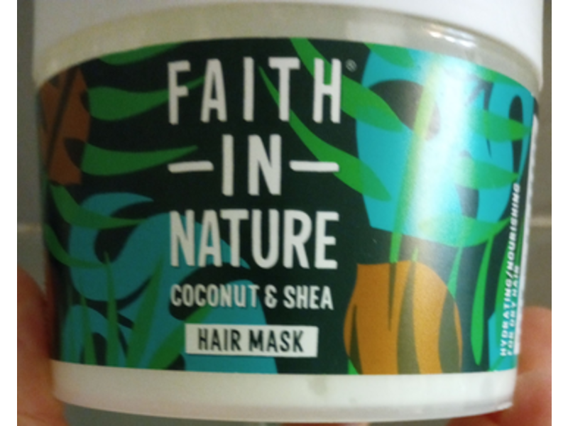 Faith In Nature Natural Hair Mask, Coconut & Shea Butter, 10.1 fl oz/300 mL