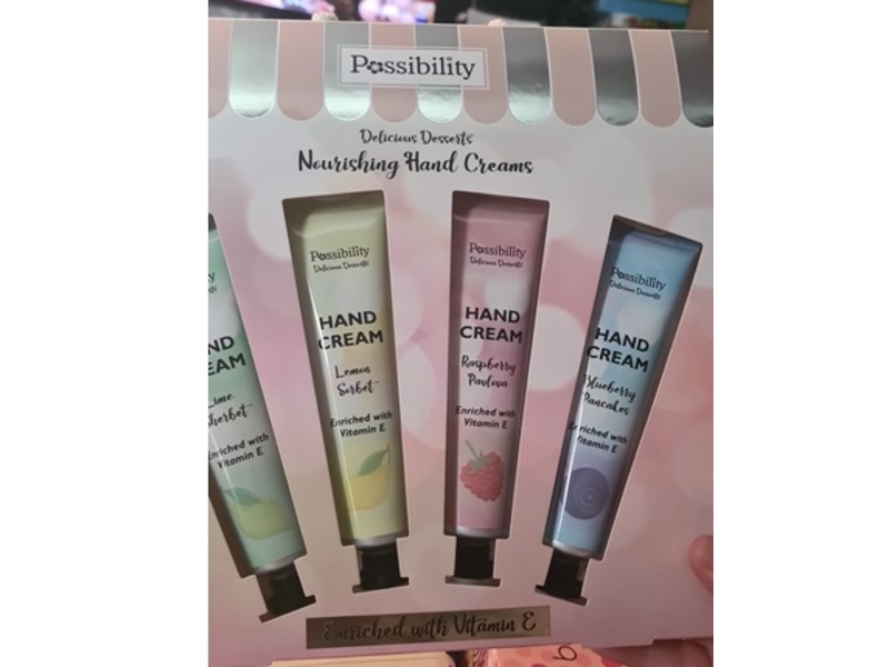 Possibility Of London Nourishing Hand Cream Set, Delicious Desserts, 2 fl oz/60 mL, Set Of 4