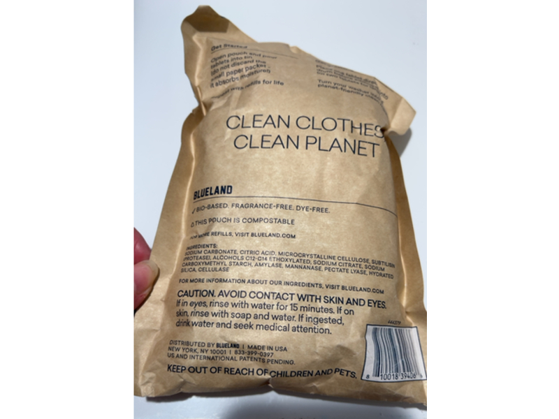 Blue Land Laundary Tablets, 60 Tablets. 12.3 oz/348 g