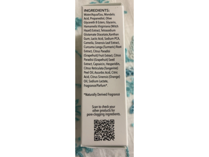 Clearstem Clearity Serum, Mandelic Acid + Turmeric & Vitamin C, 1 fl oz/29 mL