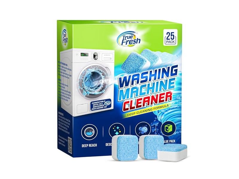 True Fresh Washing Machine Cleaner Tablets, 13.23 oz/375 g, 25 Count