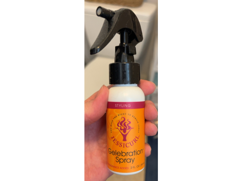 Jessicurl Gelebration Spray, No Fragrance Added, 2 fl oz/59 mL