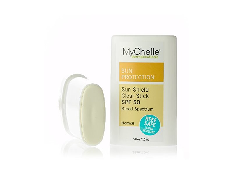 MyChelle Sun Shield Clear Stick, Normal, SPF 50, 0.5 fl oz/15 g