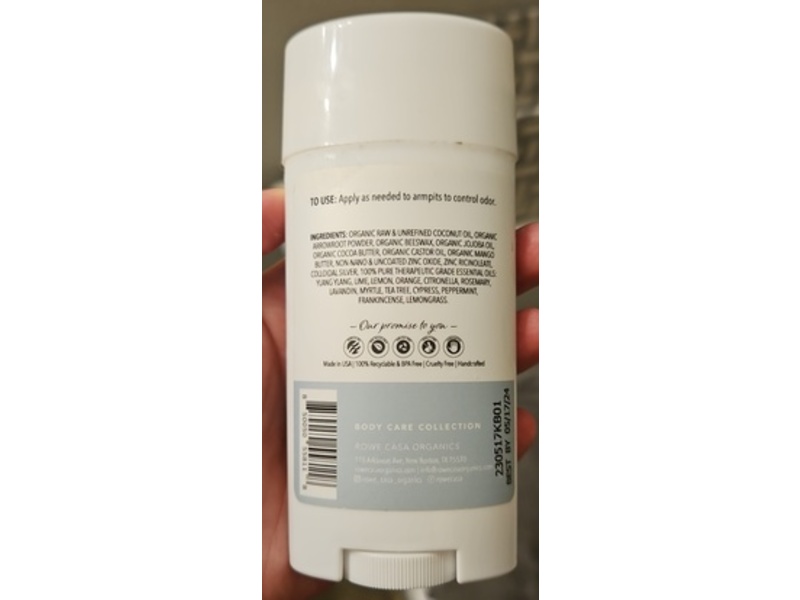 Body Care Collection Freshening Deodorant, Tea Tree + lemongrass, 2.75 fl oz/81 mL