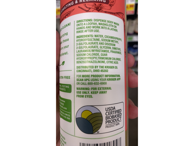 Simple Truth Body Wash, Guava Flower & Blood Orange, 16 fl oz/473 mL