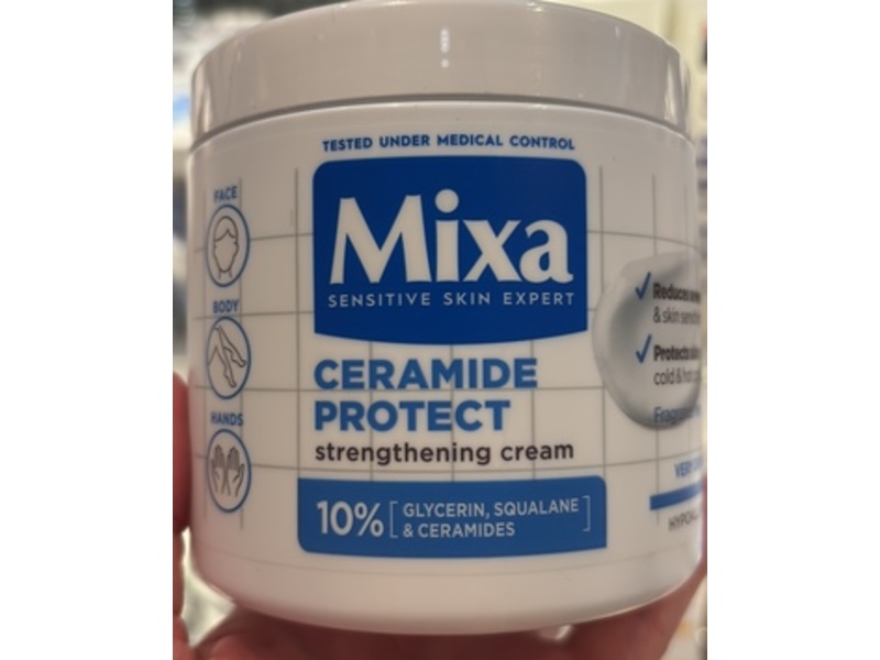 Mixa Ceramide Protect Strengthening Cream, 400 mL