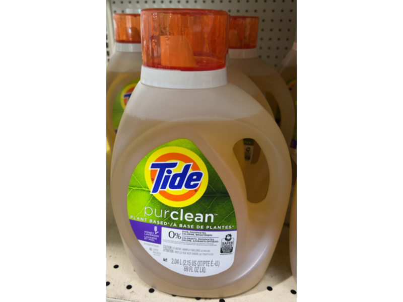 Tide Purclean Liquid Laundry Detergent, Honey Lavender, 48 Loads, 69 fl oz