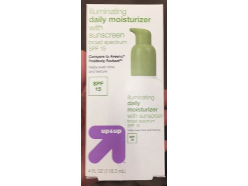 Up & Up Illuminating Daily Moisturizer With Sunscreen, SPF 15, 4 fl oz/118.3 mL