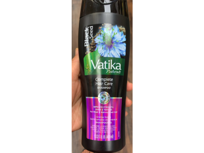 Vatika Naturals Complete Hair Care Shampoo, Black Seed, 13.52 fl oz/400 mL