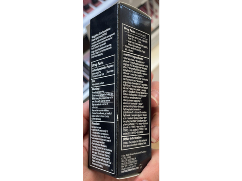 Bobbi Brown Weightless Skin Foundation, SPF 15, Cool Sand, 1 fl oz/30 mL