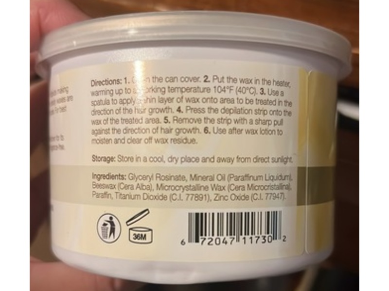 Too Naked Hair Removal Wax, Zinc Oxide, 14 oz/400 mL