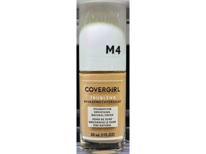 CoverGirl Trueblend Hydrating Foundation, M4 Sand Beige, 1 fl oz/30 mL