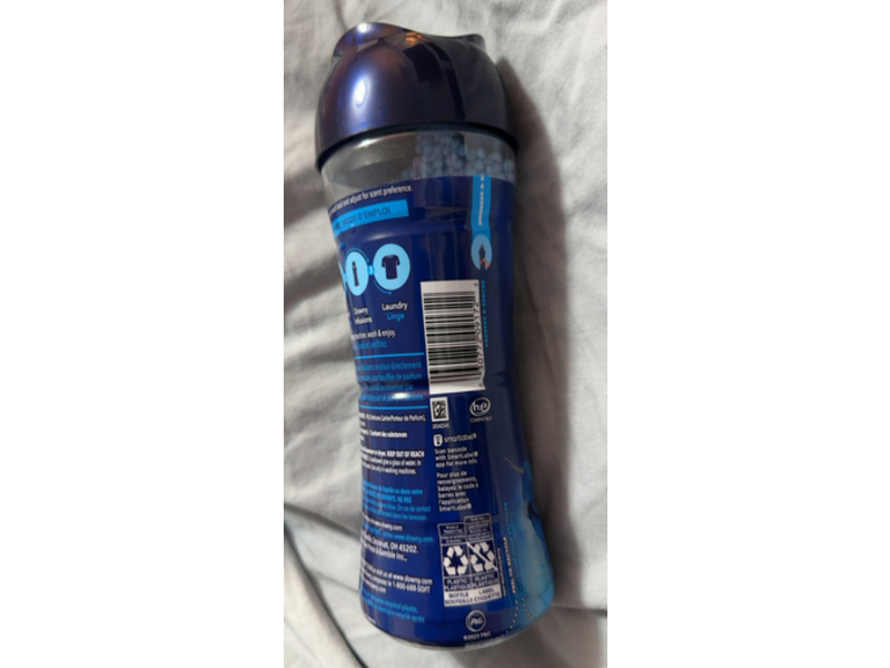 Downy Infusions Balance In-Wash Scent Booster, Crisp Rain & Blue Eucalyptus, 7.8 oz/221 g