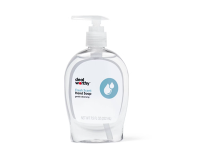Deal Worthy Hand Soap, Fresh Scent, 7.5 fl oz/222 mL