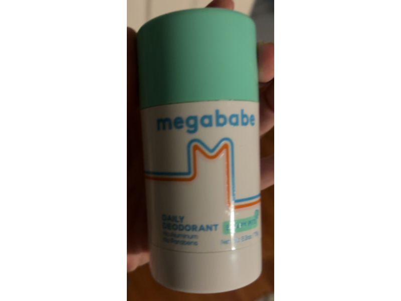 Megababe Daily Deodorant, Soapy Pits, 2.6 oz/75 g