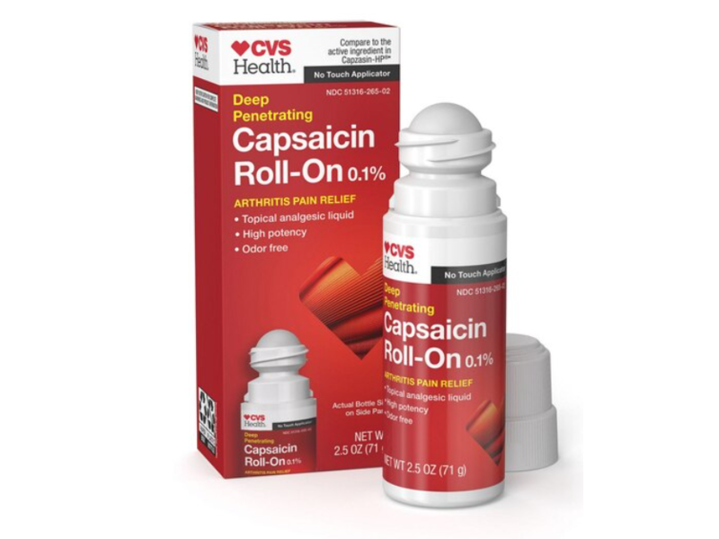 Cvs Health Deep Penetrating Capsaicin Roll On, 2.5 oz/71 g