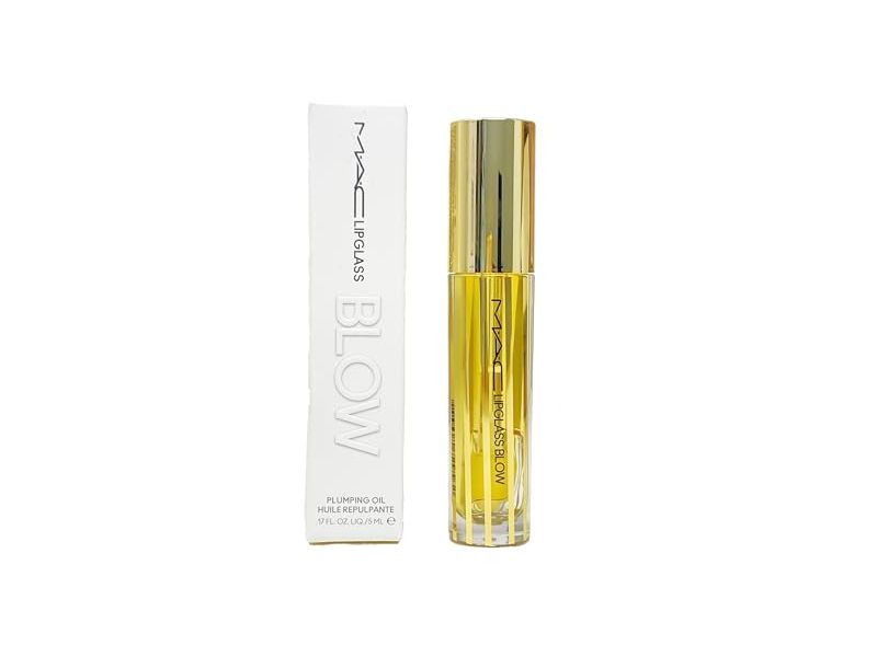 Mac Lip Glass Blow Plumping Oil, Ginger Zinger, 0.17 fl oz/5 mL