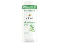 Dove Deodorant Stick, Cucumber & Green Tea, 2.4 oz/68 g, Pack Of 2 - thumbnail 1