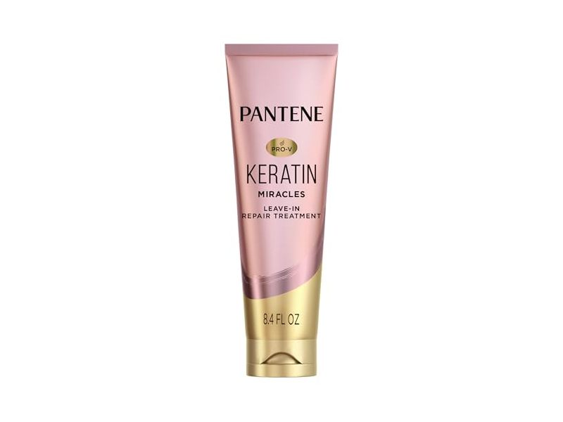Pantene Keratin Leave-In Repair Treatment Conditioner, 8 fl oz/250 mL