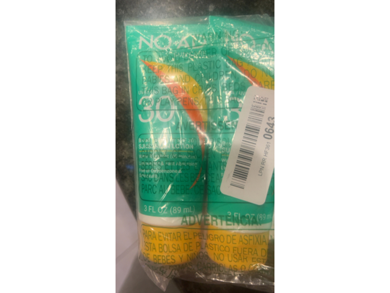 NO-AD Sunscreen Lotion, SPF 30, 3 fl oz/89 mL