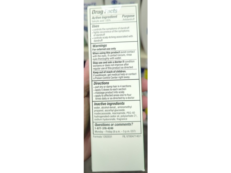 Vichy Dercos Anti-Dandruff Serum, Salicylic Acid, 3.04 fl oz/90 mL