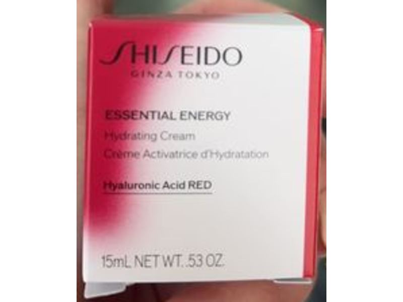 Shiseido Essential Energy Hydrating Cream, Hyaluronic Acid Ref, 0.53 oz/15 mL