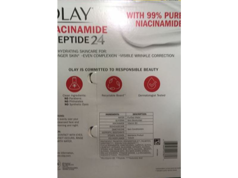 Olay Niacinamide+ Peptide24 Hydrating Moisturizer Set