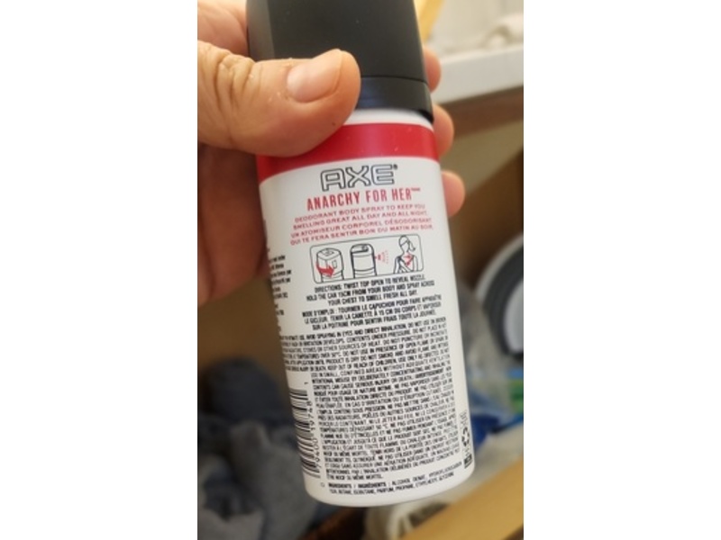 Axe Deodorant Body Spray, Anarchy for Her, 113 g