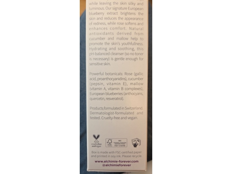 Alchimie Forever Gentle Cream Cleanser, 6.6 fl oz/200 mL