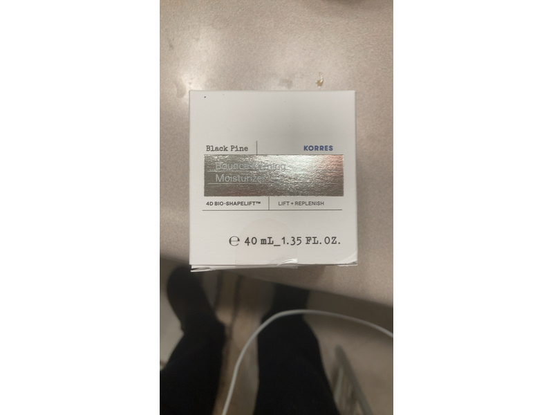 Korres Bounce Firming Moisturizer, Black Pine, 1.35 fl oz/40 mL