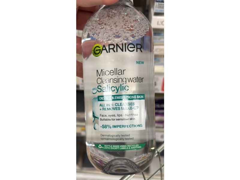 Garnier Micellar Cleansing Water, Salicyclic, 200 mL