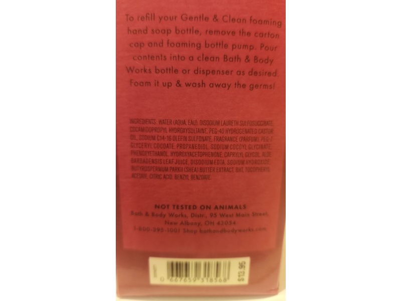 Bath & Body Works Gentle & Clean Foaming Hand Soap, Black Cherry Merlot, 32 fl oz/ 946 mL