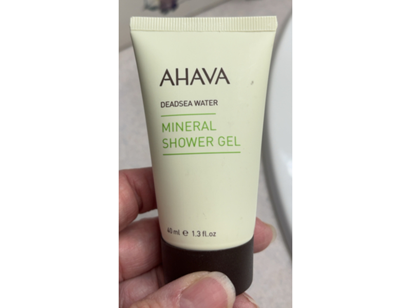 Ahava Mineral Shower Gel, Deadsea Water, 1.3 fl oz/40 mL