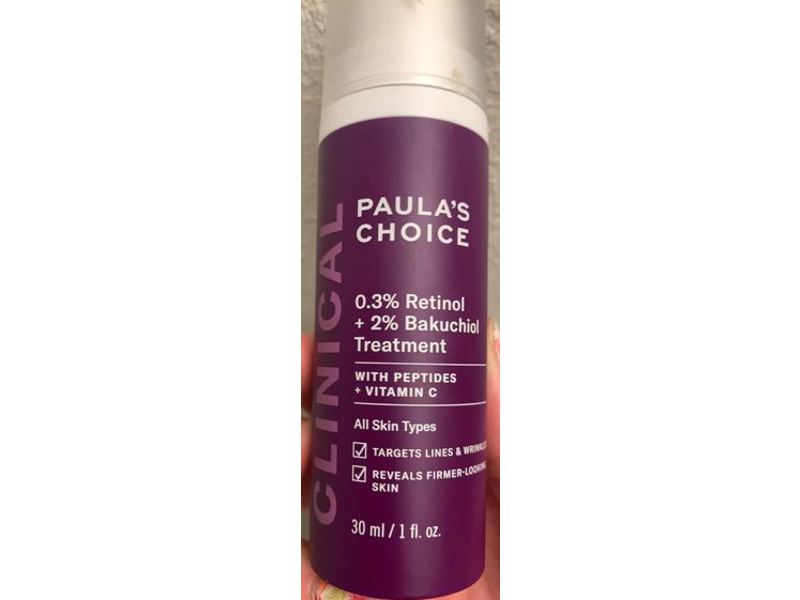 Paula's Choice Clinical 0.3% Retinol + 2% Bakuchiol Treatment, 1 fl oz/30 mL