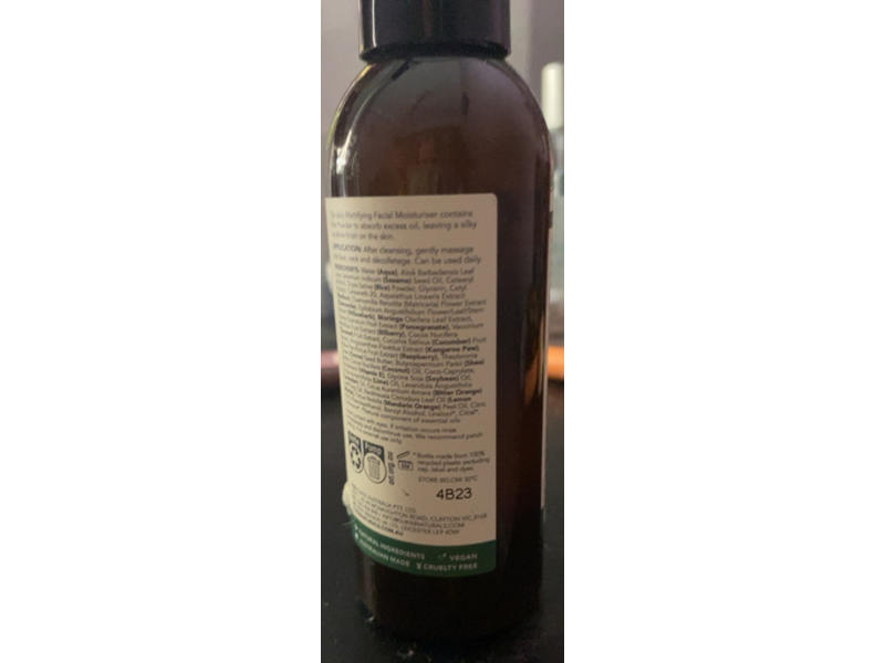 Sukin Signature Mattifying Facial Moisturiser, 4.23 fl oz/125 mL