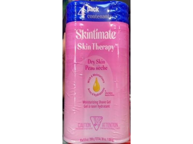 Skintimate Skin Therapy Dry Skin Women’s Shaving Gel, Pack Of 4