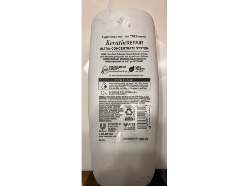 Tresemme Ultra Keratin Repair Concentrate Conditioner, 20 fl oz/591 mL