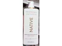 Native Deep Rich Moisturizing Body Wash, Cocoa Butter & Vanilla, 22 fl oz/650 mL - thumbnail 2
