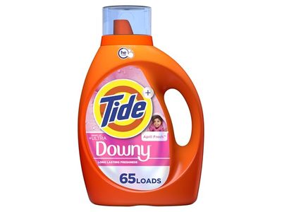 Tide Plus Boost of Ultra Downy Liquid Laundry Detergent, April Fresh, 65 Loads, 92 fl oz/2.72 L